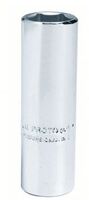 PROTO SOCKET: 1/4 IN DRIVE SIZE, 10 MM SOCKET SIZE, 6-POINT, DEEP, CHROME
